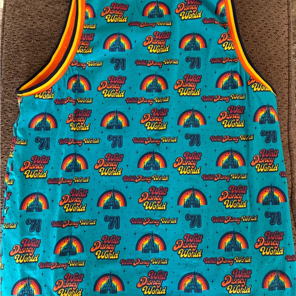 Disney Tank Top - Teal and Orange - Picture 3 of 5